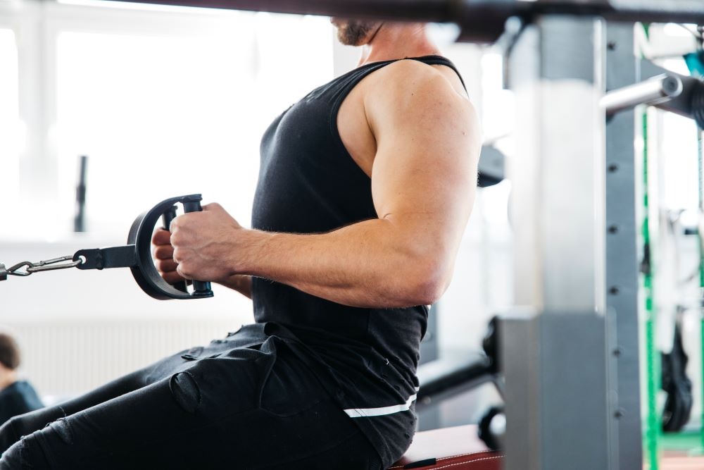 man in the gym