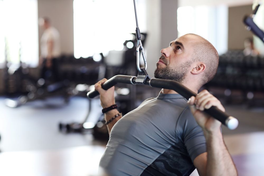 man in the gym