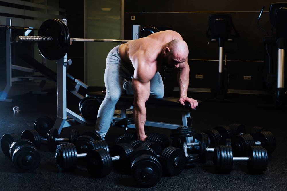 man in the gym