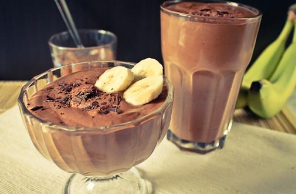 Chocolate banana ice cream